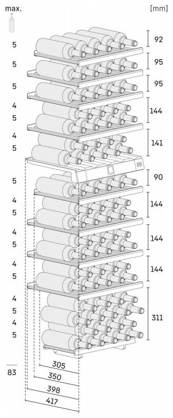 Встраиваемый винный шкаф Liebherr - фото №3