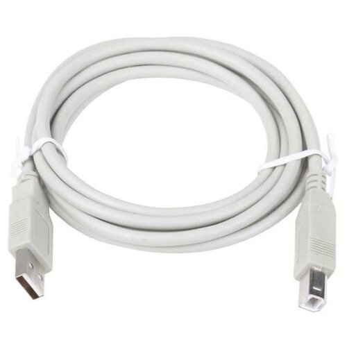 Кабель Telecom USB-A - USB-B (TC6900), 1.8 м, 1 шт., белый кабель 5bites usb usb uc5010 018c серый usb type a usb type