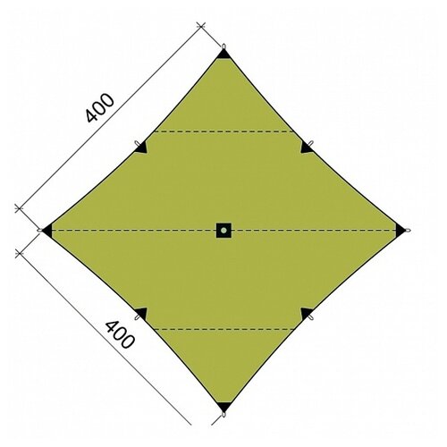 Тент Canopy 4*4 V3 оливковый свтл (Баск)