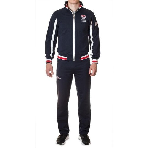 фото Костюм , олимпийка и брюки, силуэт прямой, карманы, размер 48, черный paradise.