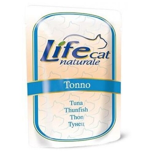 Влажный корм для кошек LifeCat с тунцом 70 г (кусочки в желе)