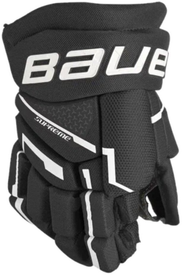 Перчатки хоккейные BAUER Supreme Mach S23 YTH 1061907 (8 / черный-белый)