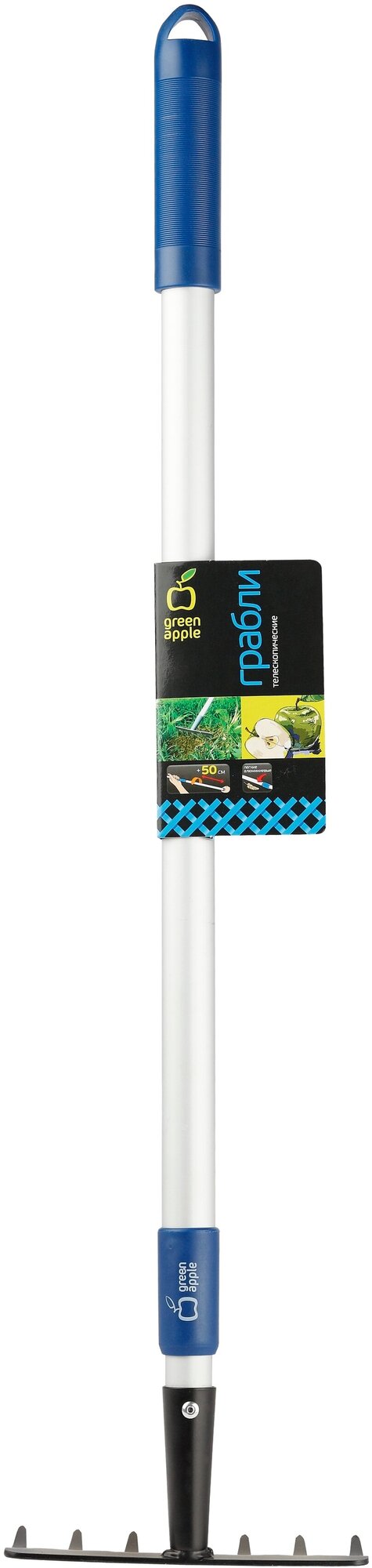 Грабли Грабли телескопические (+50 см) Green apple GTGR12-020 (Б0003076)