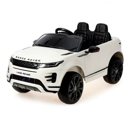 Электромобиль Range Rover Evoque, кожаное сиденье, EVA колеса, цвет белый