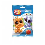 Карамель Конфитрейд Lolly Box Зверята на палочке 11.4 г - изображение