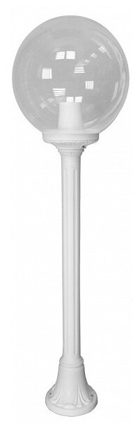 Садовый светильник-столбик Fumagalli Mizar.R/G300 G30.151.000.WXE27, Белый и Прозрачный