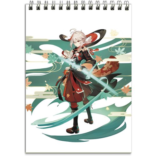 Блокнот Genshin Impact Кадзуха А5