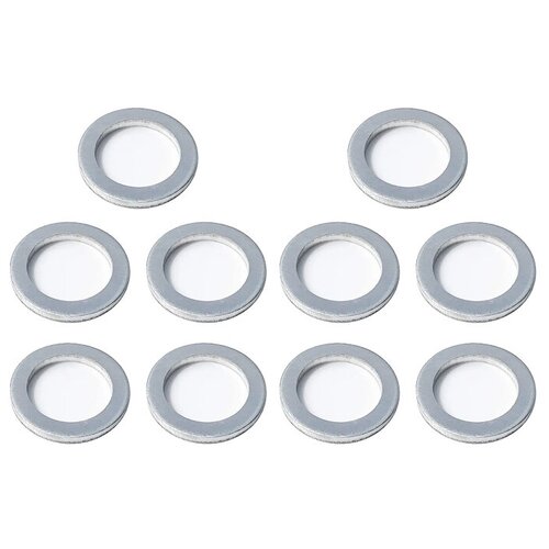 Уплотнительное кольцо (прокладка) сливной пробки масляного поддона двигателя HYUNDAI, KIA 2151323001, комплект 10 шт.