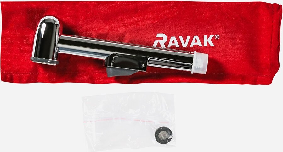 Лейка для гигиенического душа RAVAK BM 040 962.00 хром хром круглая - фотография № 5