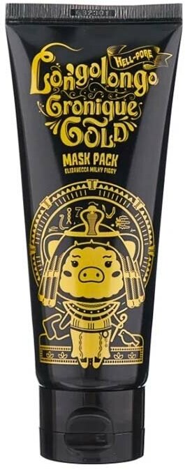Elizavecca Milky Piggy Hell-Pore Longolongo Gronique Gold Mask Pack Золотая омолаживающая маска 100мл