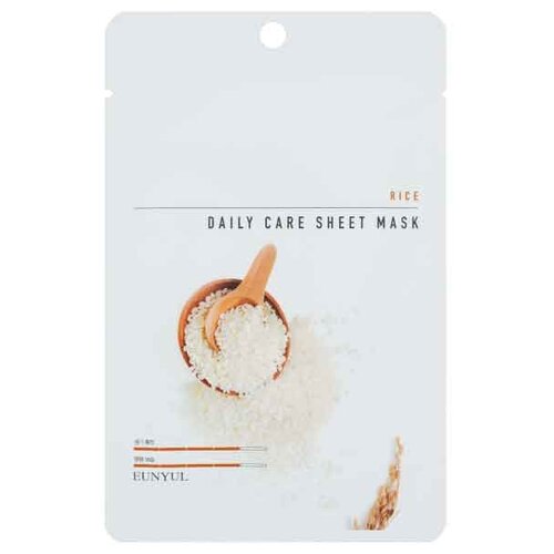 фото Eunyul тканевая маска Daily Care Sheet Mask с экстрактом риса, 22 г