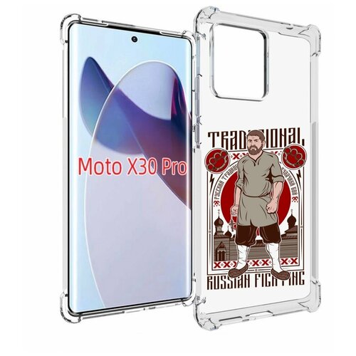 Чехол MyPads Традициональный мужчина для Motorola Moto X30 Pro задняя-панель-накладка-бампер