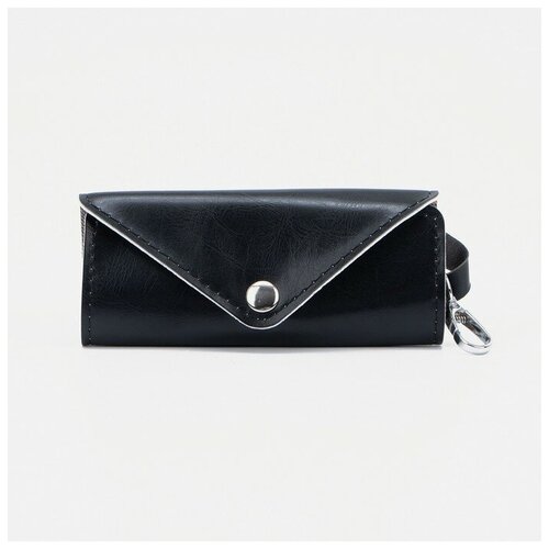 Ключница на кнопке длина 135 см7 карабинов цвет чёрный 629₽