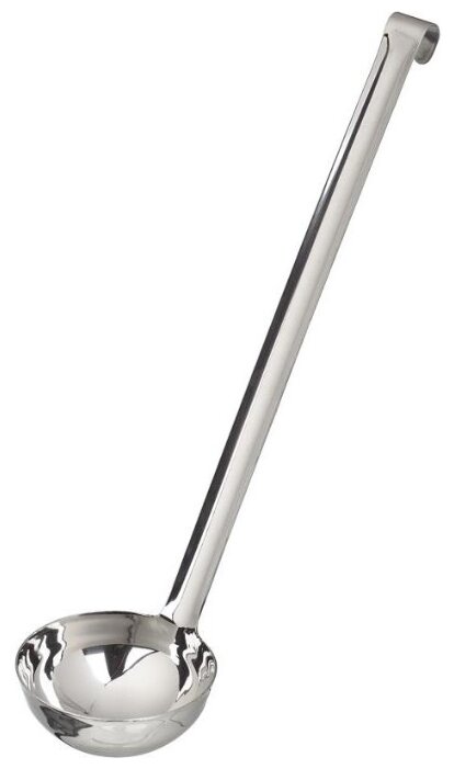 Половник MGSteel нержавеющая сталь 250 мл длина ручки 340 мм диаметр 100 мм (артикул производителя LOPP10) - фотография № 2