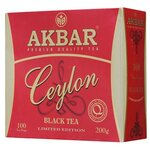 Чай черный Akbar Ceylon в пакетиках - изображение