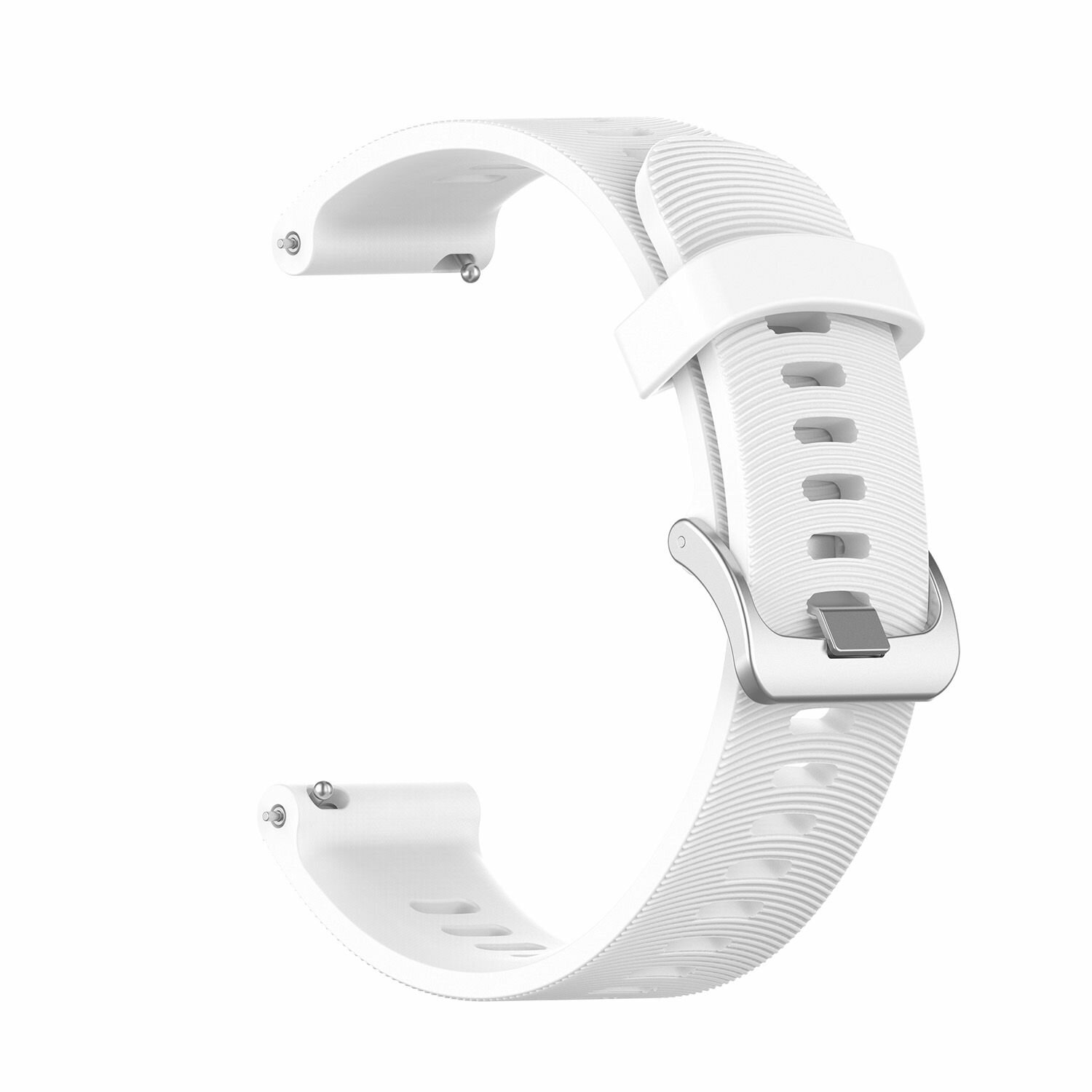 Силиконовый ремешок 20 мм для Garmin Forerunner 245 Smart Watch - белый