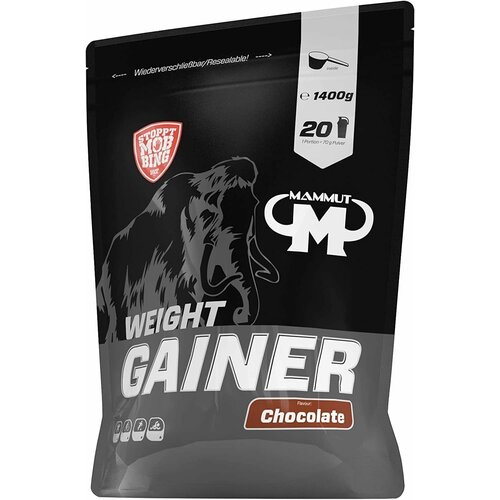 Углеводно белковый гейнер Mammut Nutrition Weight Gainer Crash 5000 1400г Шоколад