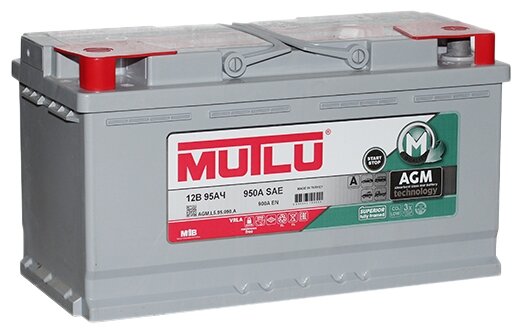 Аккумулятор Mutlu AGM Start-Stop (AGM.L5.95.090.A)