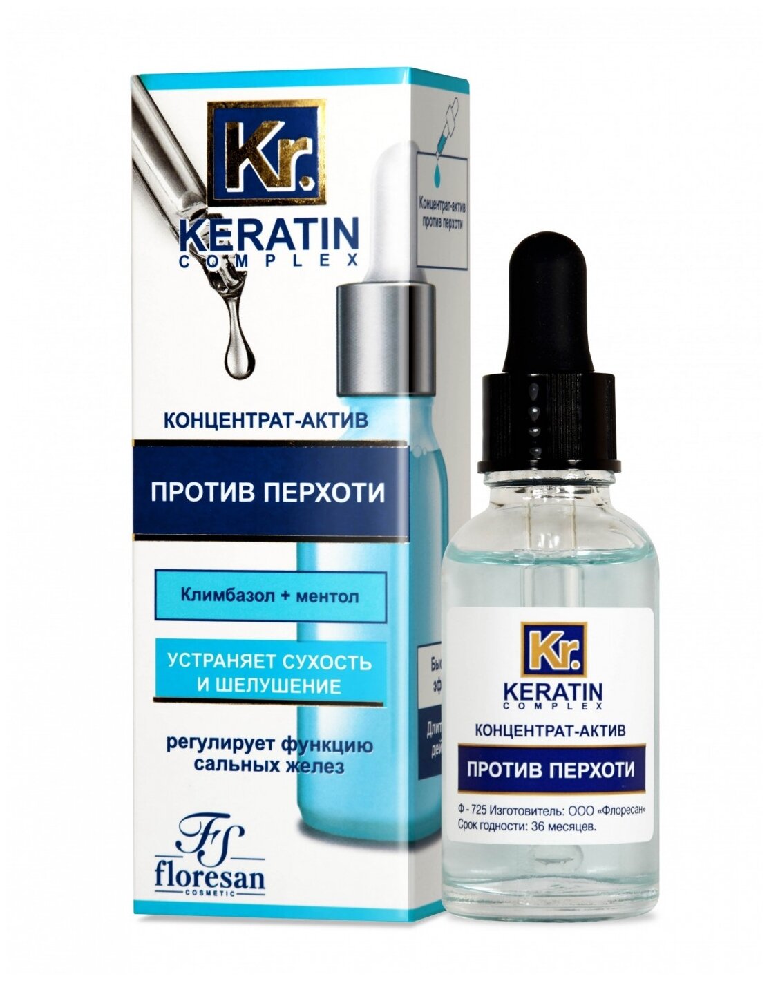 Концентрат-актив для волос Floresan против перхоти, 30 мл - фото №2