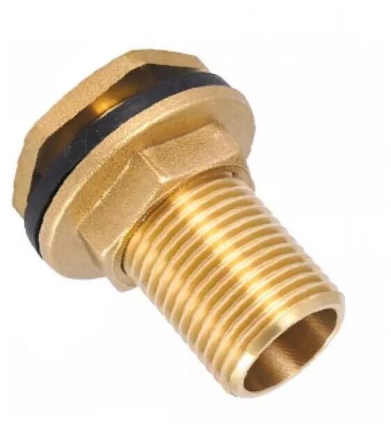 фото Врезка для резервуара TIM латунная 3/4"