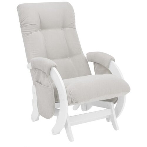 Кресло для кормления Milli Smile дуб молочный/Verona Light Grey кресло глайдер мебель импэкс твист дуб шампань ткань verona light grey