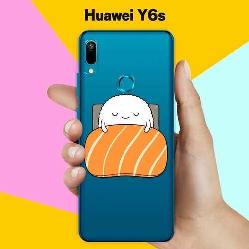 Силиконовый чехол Суши засыпает на Huawei Y6s силиконовый чехол суши засыпает на honor 9x premium