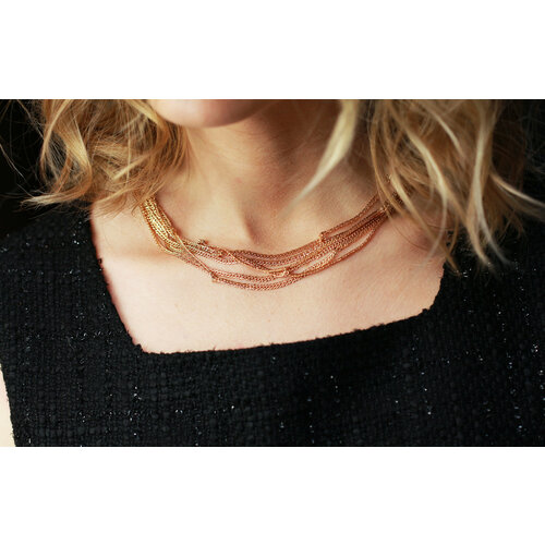 Колье Sinotti, длина 45 см, золотой