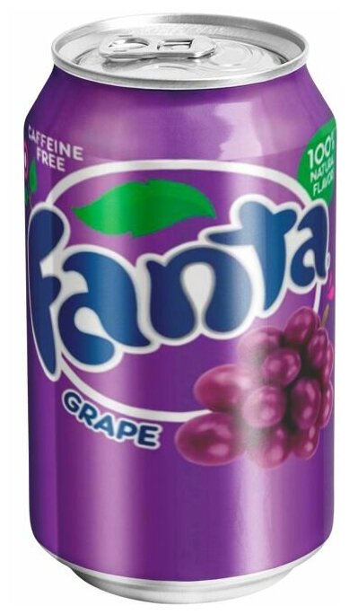 Газированный напиток Fanta Grape со вкусом винограда (США), 355 мл (12 шт) - фотография № 9