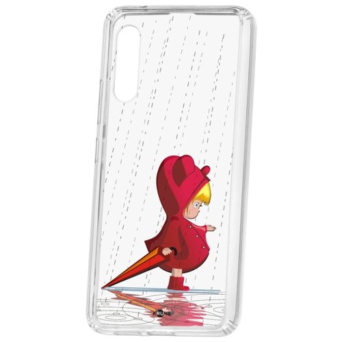 фото Чехол на samsung galaxy a90 5g kruche print девочка с зонтом