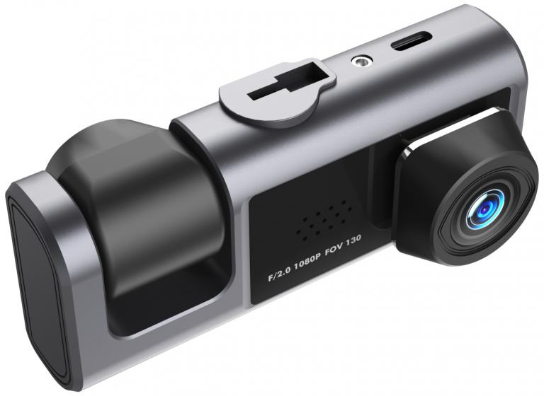Автомобильный видеорегистратор с камерой заднего вида для парковки / Full HD 1080P / Датчик удара G-Sensor / WDR / 3 камеры