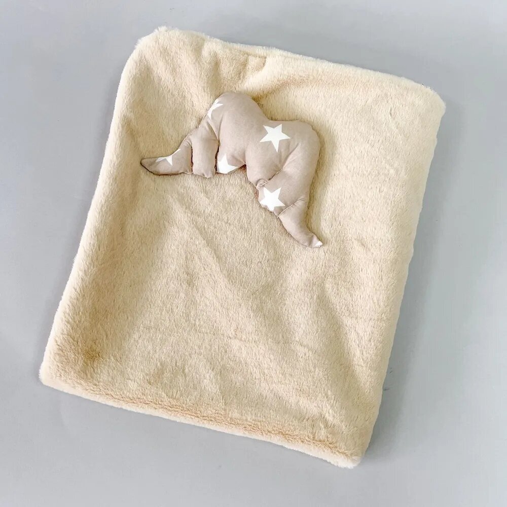 Одеяло / плед / покрывало для кошек и собак Puffy Нуга - фотография № 1