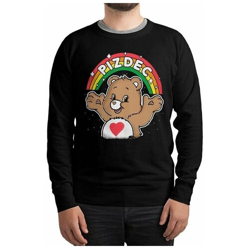 Свитшот DreamShirts Pizdec Bear / Нецензурный Медведь Мужской черный 52