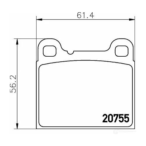 Hella HELLA Тормозные колодки hella 8db355008801