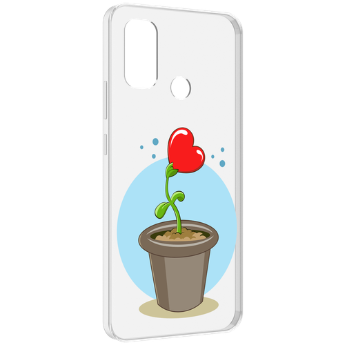 Чехол MyPads Растение любви 14 февраля для UleFone Note 10P / Note 10 задняя-панель-накладка-бампер