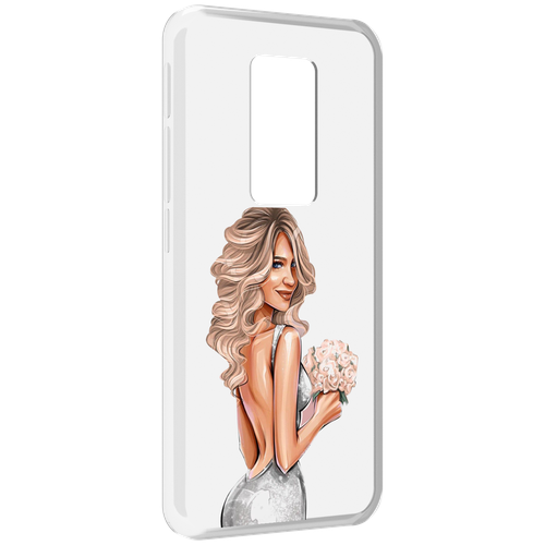 Чехол MyPads Роскошное-платье женский для Motorola Defy 2021 задняя-панель-накладка-бампер