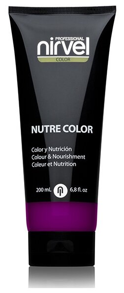 Nirvel Nutri Color Гель-маска для волос пурпурный, 200 мл