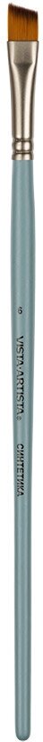 Кисть синтетика VISTA-ARTISTA 50234-06 плоская со скосом короткая ручка №06