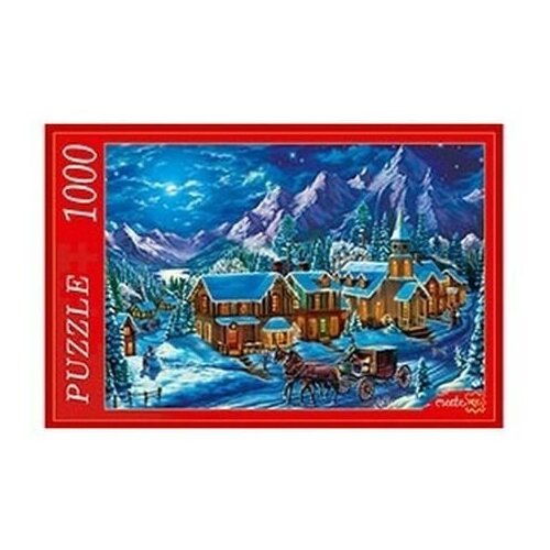 деревянные пазлы снежные горы в подарочной упаковке детская логика Пазлы Снежные горы, 1000 элементов, 1 шт