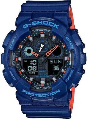 Наручные часы CASIO G-Shock 707, синий, черный