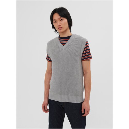 фото Жилет из хлопка в рубчик united colors of benetton для мужчин 23p-1398u400j-016-el