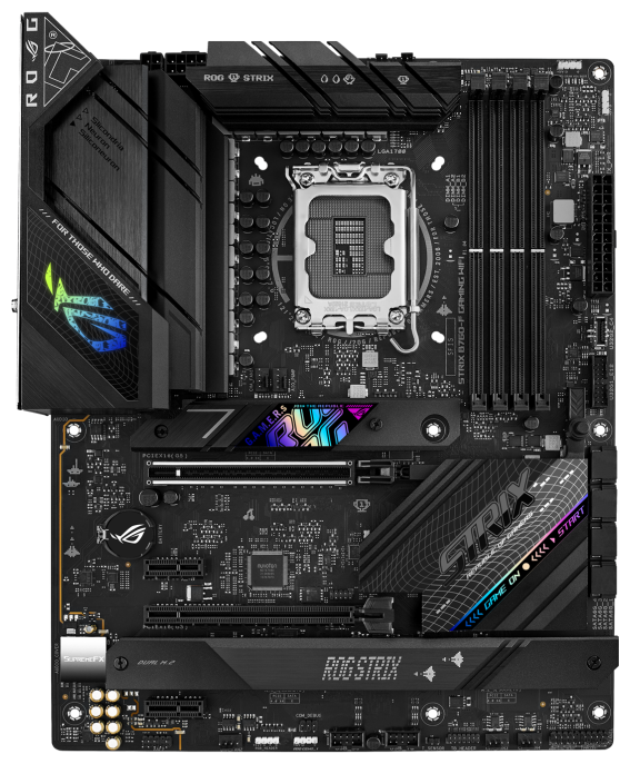 Материнская плата Asus ROG STRIX B760-F GAMING WIFI, Soc-1700, Intel B760, ATX - фото №1