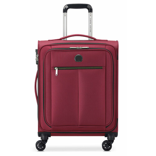 Чемодан Delsey, 38 л, размер S, красный, бордовый чемодан l case 45 л размер s красный бордовый