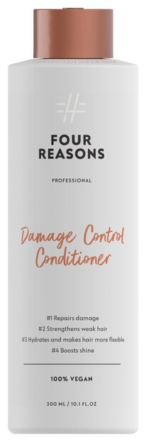 Four Reasons Professional кондиционер Damage Control восстанавливающий для пористых и поврежденных волос, 300 мл