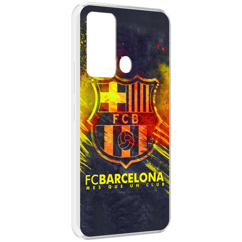 чехол mypads fc barcelona wallpaper 3 для oneplus nord 2t задняя панель накладка бампер Чехол MyPads FC-Barcelona-Wallpaper-3 для ITEl Vision 3 задняя-панель-накладка-бампер