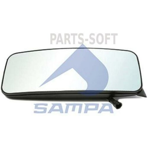 SAMPA 201.204 Зеркало боковое КАМАЗ-5490 MERCEDES Axor левое с подогревом SAMPA