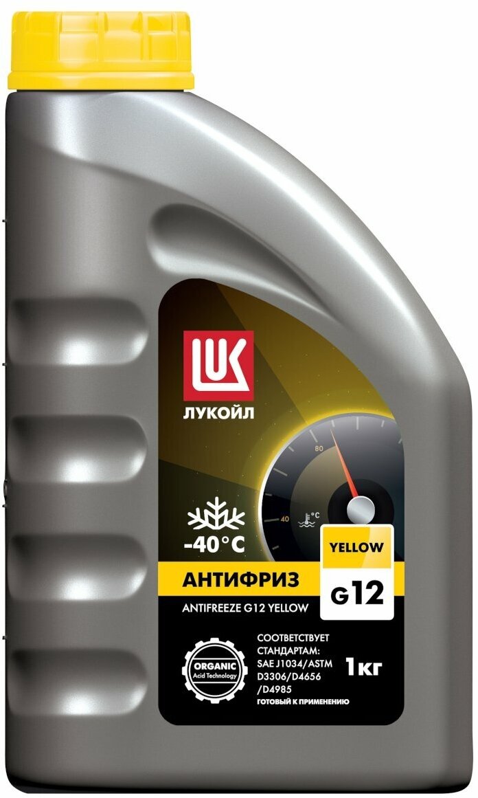 Антифриз Lukoil Желтый -40С G12 1Л LUKOIL арт. 227373