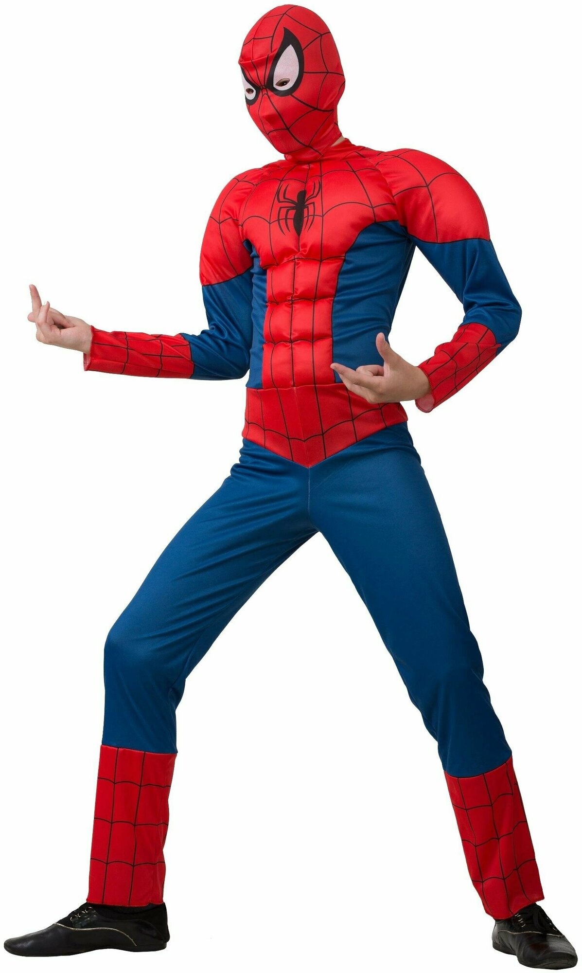 Батик Карнавальный костюм Человек Паук с мускулами, рост 152 см 5092-152-76