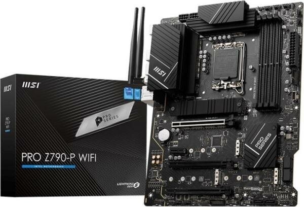 Материнская плата MSI PRO Z790-P WIFI Socket 1700 Z790 4xDDR5 3xPCI-E 16x 1xPCI-E 1x 6xSATA III ATX Retail