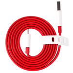 Usb Кабель-зарядка TYPE-C OnePlus Supervooc 1м (C201A) красно-белый - изображение