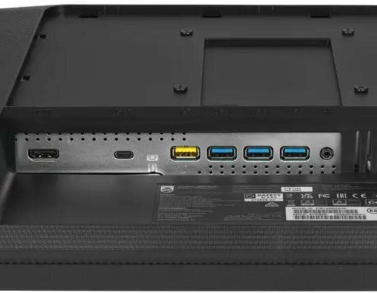 Монитор 27" Philips 27E1N3300A 1920x1080 75Гц IPS W-LED 16:9 4(1)ms HDMI 1xUSB-C/4xUSB 3.3 Mega Infinity DCR 1000:1 178/178 300cd Tilt Speakers Black (27E1N3300A/01) - фото №6